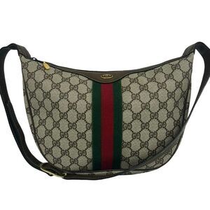 Gucci GG Pattern Leather Shoulder Bag